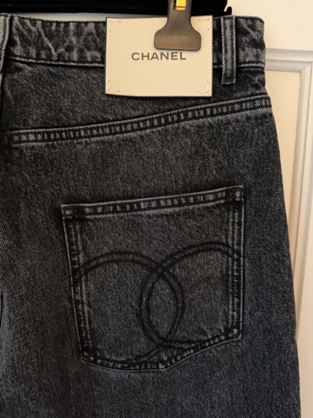 Chanel Metiers D'Art 2026 Black Denim Jean
